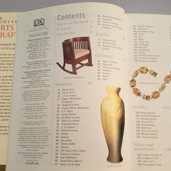 Arts & Crafts Book Reference Guide by Judith Miller EUC - Picture 3 of 12